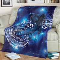North Island Kokako and South Island Kokako Blanket New Zealand Native Bird with Galaxy Vibe LT9 - Polynesian Pride