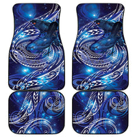 North Island Kokako and South Island Kokako Car Mats New Zealand Native Bird with Galaxy Vibe LT9 - Polynesian Pride