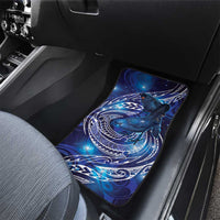North Island Kokako and South Island Kokako Car Mats New Zealand Native Bird with Galaxy Vibe LT9 - Polynesian Pride