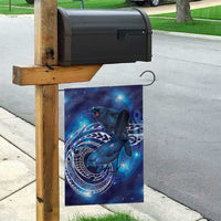 North Island Kokako and South Island Kokako Garden Flag New Zealand Native Bird with Galaxy Vibe LT9 - Polynesian Pride
