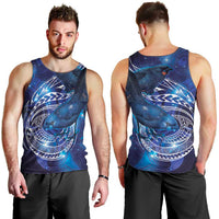 North Island Kokako and South Island Kokako Men Tank Top New Zealand Native Bird with Galaxy Vibe LT9 - Polynesian Pride