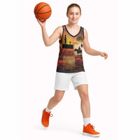 ANZAC Day Film Reel Lest We Forget Basketball Jersey Australia NZ Memorial