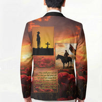 ANZAC Day Film Reel Lest We Forget Blazer Australia NZ Memorial
