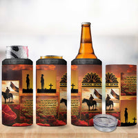 ANZAC Day Film Reel Lest We Forget 4 in 1 Can Cooler Tumbler Australia NZ Memorial LT9 - Polynesian Pride