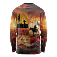 ANZAC Day Film Reel Lest We Forget Long Sleeve Shirt Australia NZ Memorial