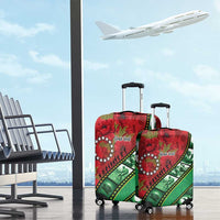 Personalised Cook Islands ANZAC 1915-2026 Filmstrip Luggage Cover Lest We Forget 25 April LT9 - Polynesian Pride