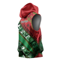 Personalised Cook Islands ANZAC 1915-2026 Filmstrip Sleeveless Hoodie Lest We Forget 25 April LT9 - Polynesian Pride