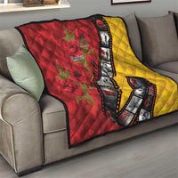 Personalised Niue ANZAC 1915-2026 Filmstrip Quilt Lest We Forget 25 April