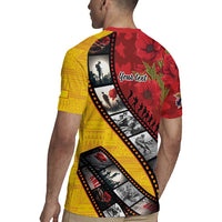 Personalised Niue ANZAC 1915-2026 Filmstrip Rugby Jersey Lest We Forget 25 April