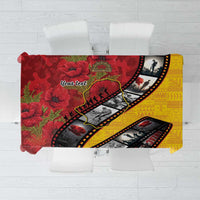 Personalised Niue ANZAC 1915-2026 Filmstrip Tablecloth Lest We Forget 25 April