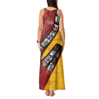 Personalised Niue ANZAC 1915-2026 Filmstrip Tank Maxi Dress Lest We Forget 25 April LT9 - Polynesian Pride