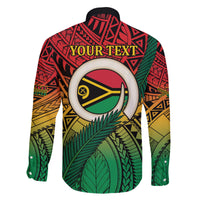 Personalised Vanuatu Yumi 44th Indipendens Dei Family Matching Long Sleeve Bodycon Dress and Hawaiian Shirt Vanuatuan Broad Tusk with Polynesian Tribal LT9 - Polynesian Pride