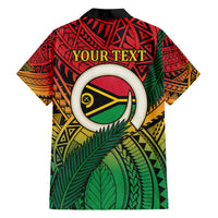 Personalised Vanuatu Yumi 44th Indipendens Dei Family Matching Short Sleeve Bodycon Dress and Hawaiian Shirt Vanuatuan Broad Tusk with Polynesian Tribal LT9 - Polynesian Pride