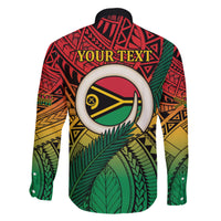 Personalised Vanuatu Yumi 44th Indipendens Dei Family Matching Short Sleeve Bodycon Dress and Hawaiian Shirt Vanuatuan Broad Tusk with Polynesian Tribal LT9 - Polynesian Pride