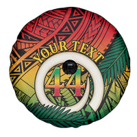Personalised Vanuatu Yumi 44th Indipendens Dei Spare Tire Cover Vanuatuan Broad Tusk with Polynesian Tribal LT9 - Polynesian Pride