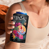 Tahiti Island 4 in 1 Can Cooler Tumbler French Polynesian Tropical LT9 - Polynesian Pride