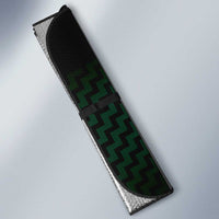Kakariki Maori Ta Moko Poutama Art Auto Sun Shade - Polynesian Pride