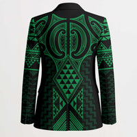Kakariki Maori Ta Moko Poutama Art Blazer - Polynesian Pride