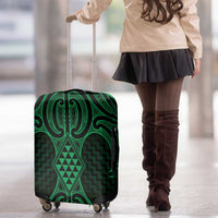 Kakariki Maori Ta Moko Poutama Art Luggage Cover