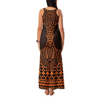 Karaka Maori Ta Moko Poutama Art Family Matching Tank Maxi Dress and Hawaiian Shirt LT9 - Polynesian Pride