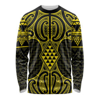 Mahi-dawg Maori Ta Moko Poutama Art Long Sleeve Shirt