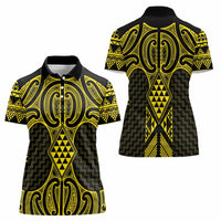 Mahi-dawg Maori Ta Moko Poutama Art Women Polo Shirt
