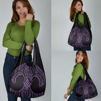 Waiporoporo Maori Ta Moko Poutama Art Grocery Bag