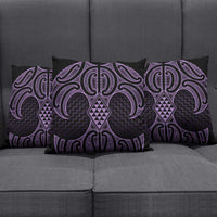 Waiporoporo Maori Ta Moko Poutama Art Pillow Cover - Polynesian Pride