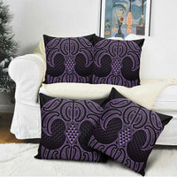 Waiporoporo Maori Ta Moko Poutama Art Pillow Cover - Polynesian Pride