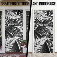 New Zealand Rugby Pacific Personalised Door Cover All Black Maori Pasifika Fern Pattern LT9 - Polynesian Pride
