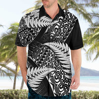 New Zealand Rugby Pacific Personalised Hawaiian Shirt All Black Maori Pasifika Fern Pattern LT9 - Polynesian Pride