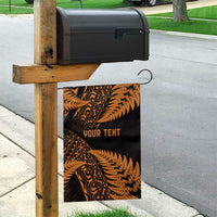 New Zealand Rugby Pacific Personalised Garden Flag All Gold Maori Pasifika Fern Pattern LT9 - Polynesian Pride