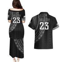 Custom Fiji New Zealand Rugby Couples Matching Puletasi and Hawaiian Shirt Make History Together LT9 - Polynesian Pride