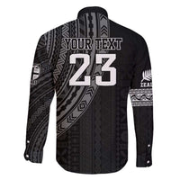 Custom Fiji New Zealand Rugby Family Matching Off Shoulder Short Dress and Hawaiian Shirt Make History Together LT9 - Polynesian Pride