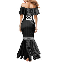 Custom Fiji New Zealand Rugby Mermaid Dress Make History Together LT9 - Polynesian Pride