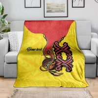 Personalised Papua New Guinea Oro Necklace Blanket Gold Melanesia Traditional Pattern LT9 - Polynesian Pride