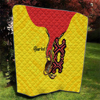Personalised Papua New Guinea Oro Necklace Quilt Gold Melanesia Traditional Pattern LT9 - Polynesian Pride