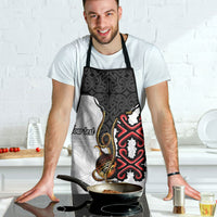 Personalised Papua New Guinea Oro Necklace Apron Black Melanesia Traditional Pattern LT9 - Polynesian Pride