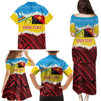 Personalised Torba PNG Forever Family Matching Puletasi and Hawaiian Shirt Polynesian Sand Art LT9 - Polynesian Pride