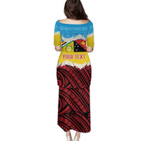 Personalised Torba PNG Forever Family Matching Puletasi and Hawaiian Shirt Polynesian Sand Art LT9 - Polynesian Pride