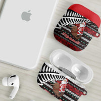 New Zealand Kiwi Santa Christmas AirPods Case He Wairua Kirihimete LT9 - Polynesian Pride