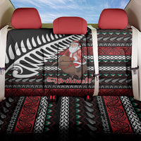New Zealand Kiwi Santa Christmas Back Car Seat Cover He Wairua Kirihimete LT9 One Size Black - Polynesian Pride