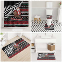 New Zealand Kiwi Santa Christmas Bathroom Set He Wairua Kirihimete LT9 - Polynesian Pride