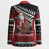 New Zealand Kiwi Santa Christmas Blazer He Wairua Kirihimete LT9 - Polynesian Pride