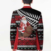New Zealand Kiwi Santa Christmas Blazer He Wairua Kirihimete LT9 - Polynesian Pride