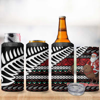 New Zealand Kiwi Santa Christmas 4 in 1 Can Cooler Tumbler He Wairua Kirihimete LT9 - Polynesian Pride