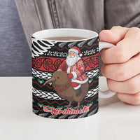New Zealand Kiwi Santa Christmas Ceramic Mug He Wairua Kirihimete LT9 - Polynesian Pride