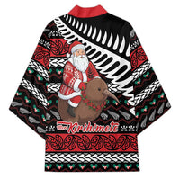 New Zealand Kiwi Santa Christmas Kimono He Wairua Kirihimete LT9 - Polynesian Pride
