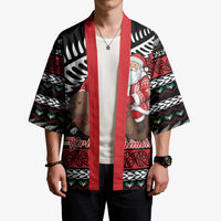 New Zealand Kiwi Santa Christmas Kimono He Wairua Kirihimete LT9 - Polynesian Pride