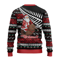 New Zealand Kiwi Santa Christmas Ugly Christmas Sweater He Wairua Kirihimete LT9 - Polynesian Pride